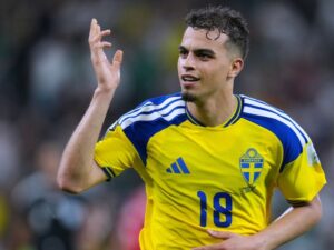 Sweden rout Tunisia behind historical Ayari brace