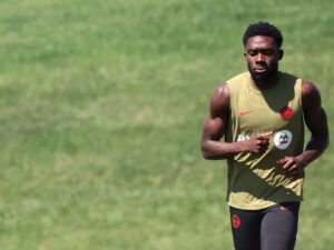 Canada's Davies not in full training pre Qatar