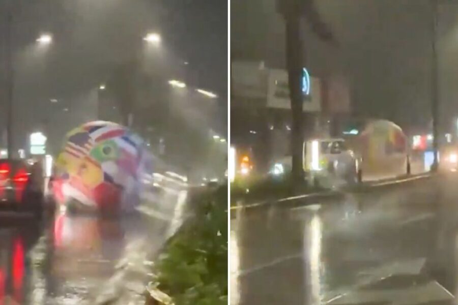 World Cup Daily LIVE: Giant inflatable match ball ...