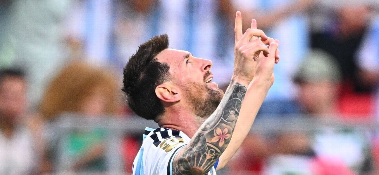 On the World Cup’s day of stars, Messi towers over Haaland and Mbappe