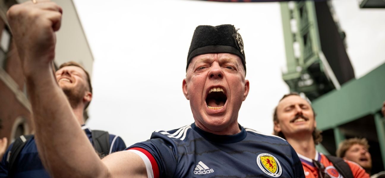Full hearts, empty kegs, can’t lose: Scotland’s Tartan Army takes over World Cup