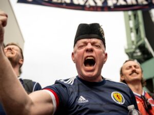 Full hearts, empty kegs, can’t lose: Scotland’s Tartan Army takes over World Cup