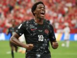 David hat trick leads Canada to historic WC rout