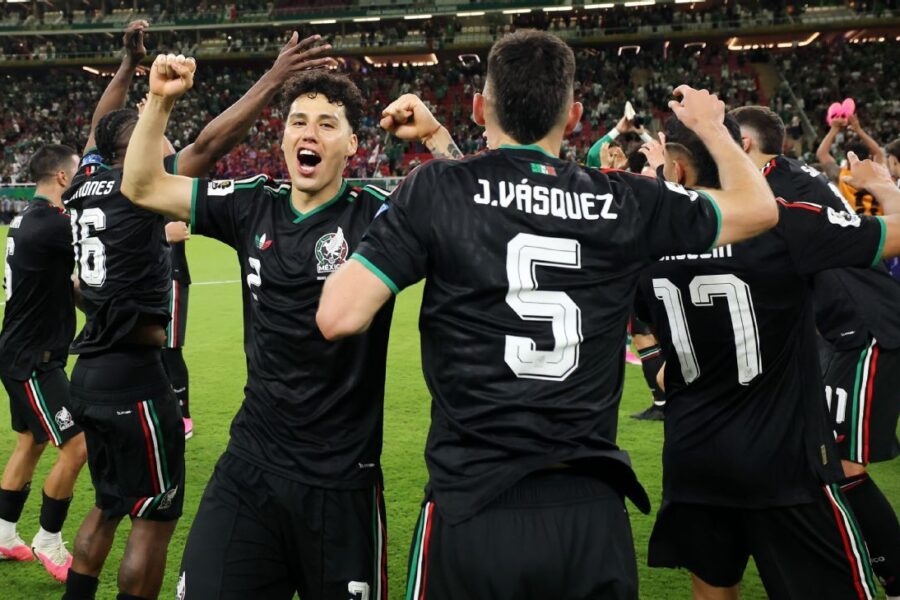Mexico rejoice after second World Cup win in 2026....