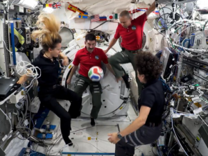 World Cup Daily: NASA astronauts kick ball around …