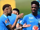 Neymar trains before Scotland World Cup clash