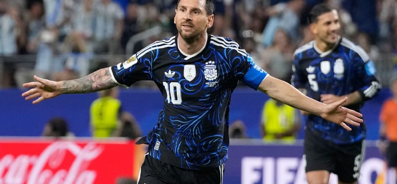 Messi nets again, Argentina earn third WC win