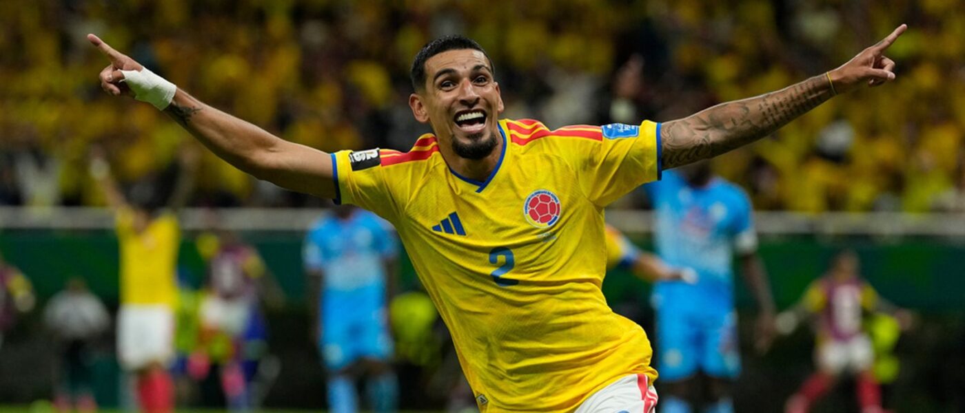 Munoz strike ends DR Congo resistance and sends Colombia into last 32
