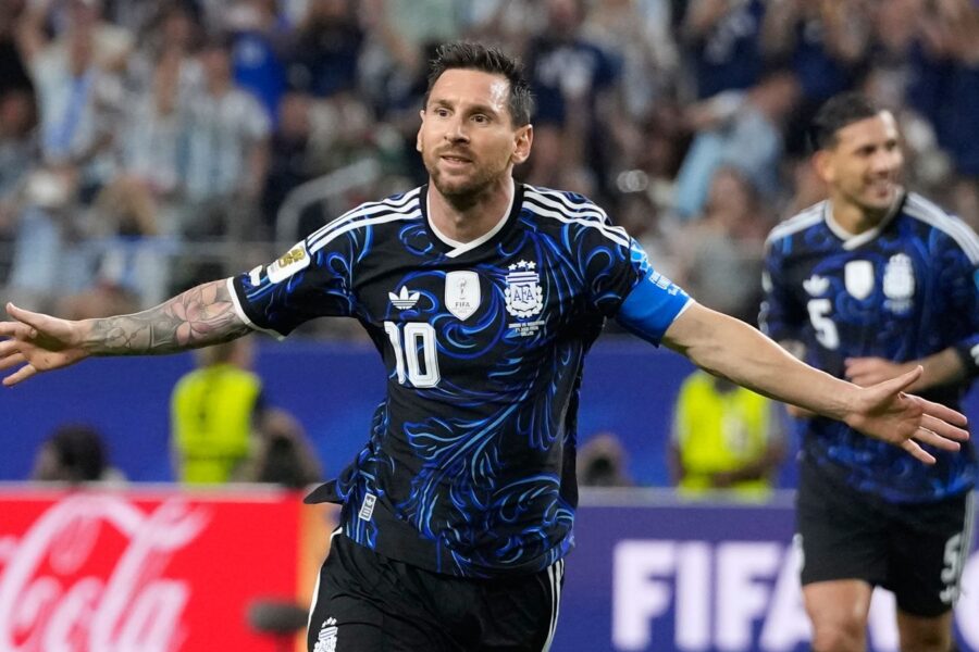 Messi makes more history as Argentina beat Jordan