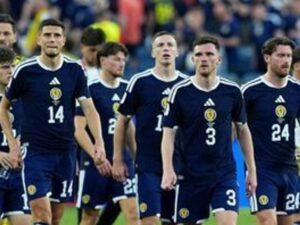 Scotland’s hopes of progressing to last 32 hanging by a thread