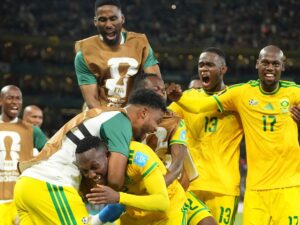 South Africa reach knockout stages for first time with win over South Korea