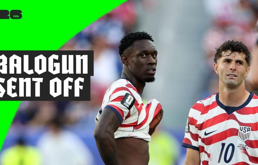 Goalscorer Balogun sent off for USA