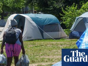 ‘Where did they go?’: homeless people feel force of America’s brutality in World Cup clean-up