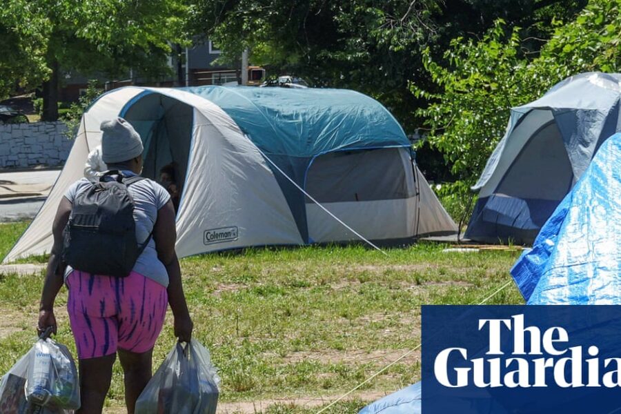 ‘Where did they go?’: homeless people feel force of America’s brutality in World Cup clean-up