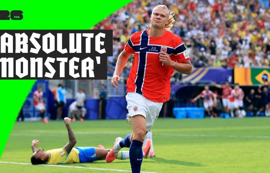 How 'remarkable' Haaland lead Norway to win over Brazil