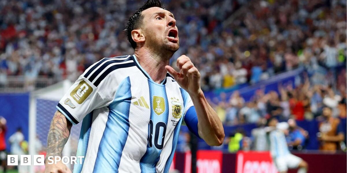 Tears of relief? Messi adds another incredible chapter to World Cup career