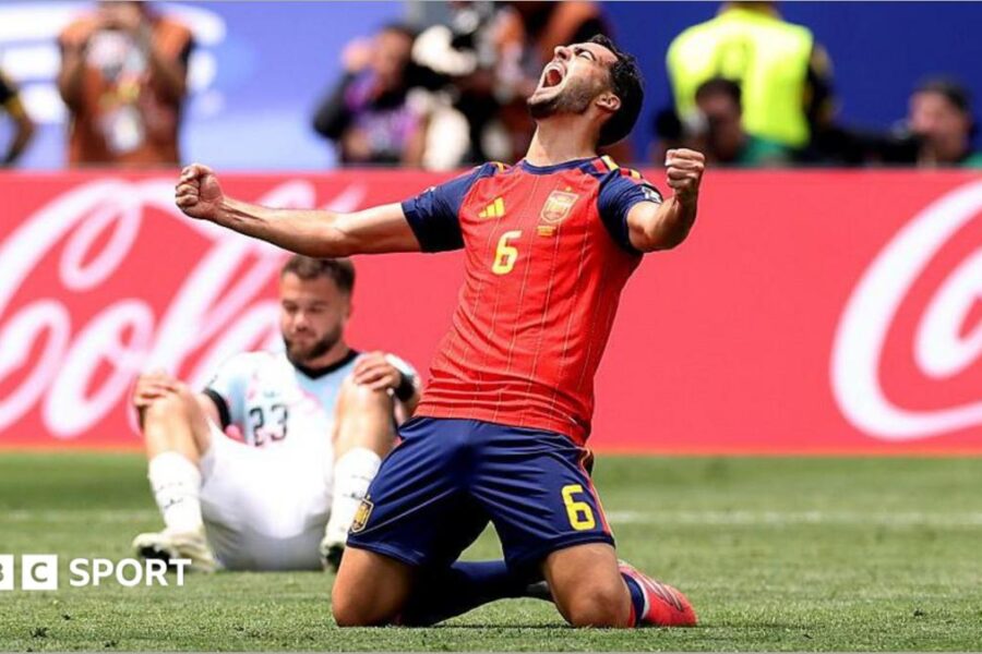 Merino the unlikely hero again - as Spain wait for Lamine Yamal show
