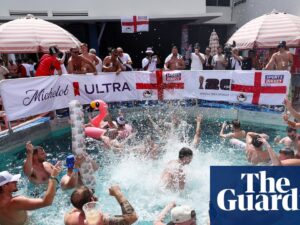 ‘What’s the point of working if you can’t do stuff like this?’ England fans descend on Miami