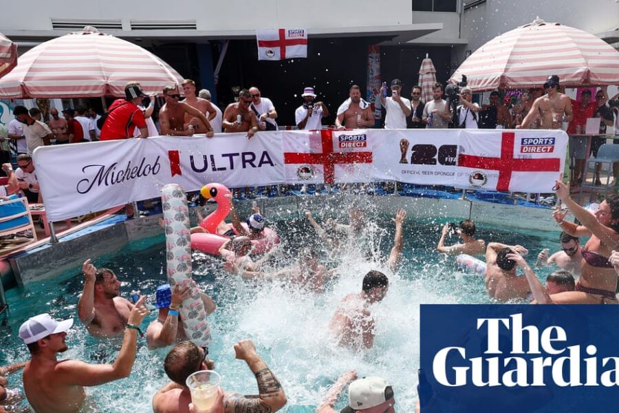 ‘What’s the point of working if you can’t do stuff like this?’ England fans descend on Miami