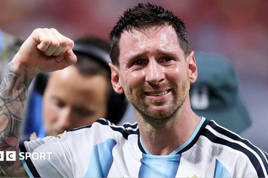 Walked for 47% of the World Cup - the evolution of Messi