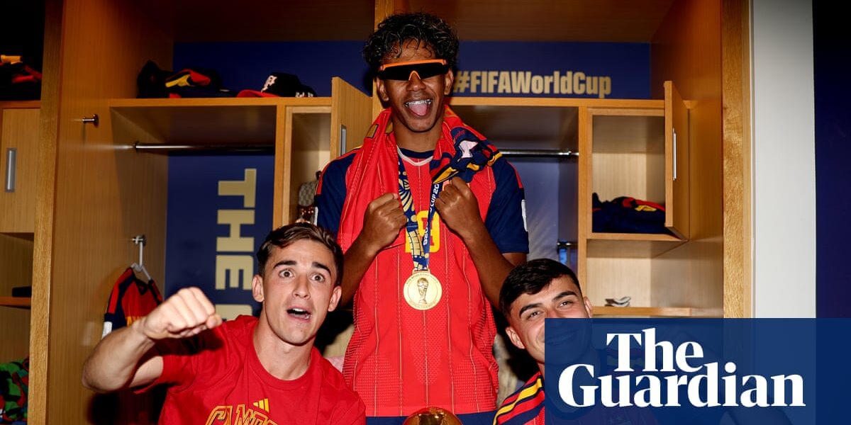 A big red speaker, Louis Vuitton trophy trunks and a tattoo bet – how Spain celebrated World Cup win