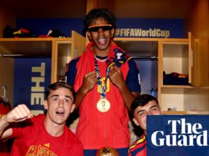 A big red speaker, Louis Vuitton trophy trunks and a tattoo bet – how Spain celebrated World Cup win
