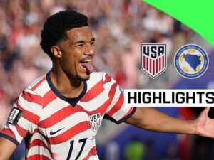 Balogun scores & sees red as USA beat Bosnia