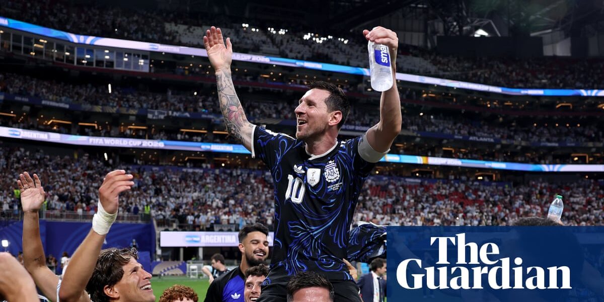 Lionel Messi’s inevitable gravity bends another occasion in Argentina’s favour | Barney Ronay