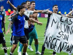 Fifa ‘assessing match reports’ over Falklands banner