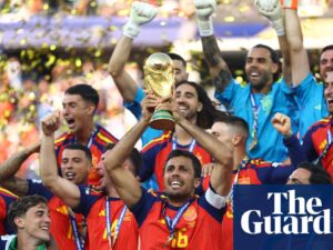 Spain win World Cup after Ferran Torres breaks 10-man Argentina’s resistance