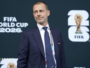 Uefa president boycotts World Cup final in protest against Fifa
