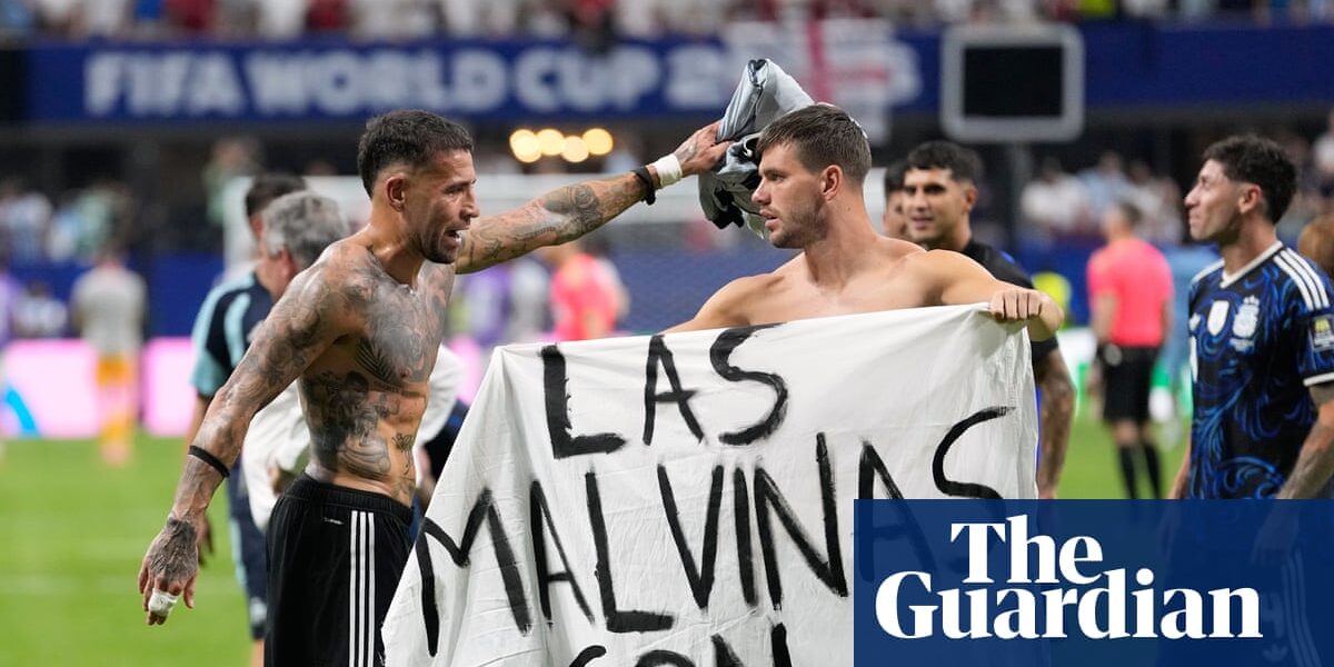 Fifa opens disciplinary proceedings against Argentina over Falklands banner and final chaos