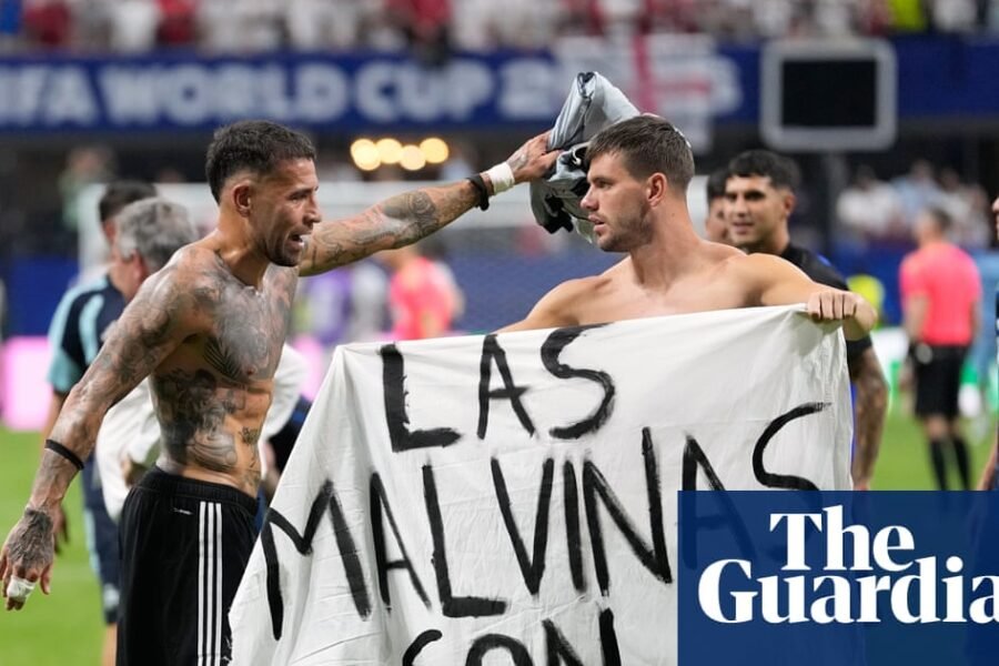 Fifa opens disciplinary proceedings against Argentina over Falklands banner and final chaos