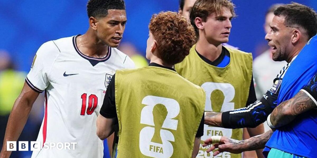 Bellingham slapped Argentina substitute after England exit