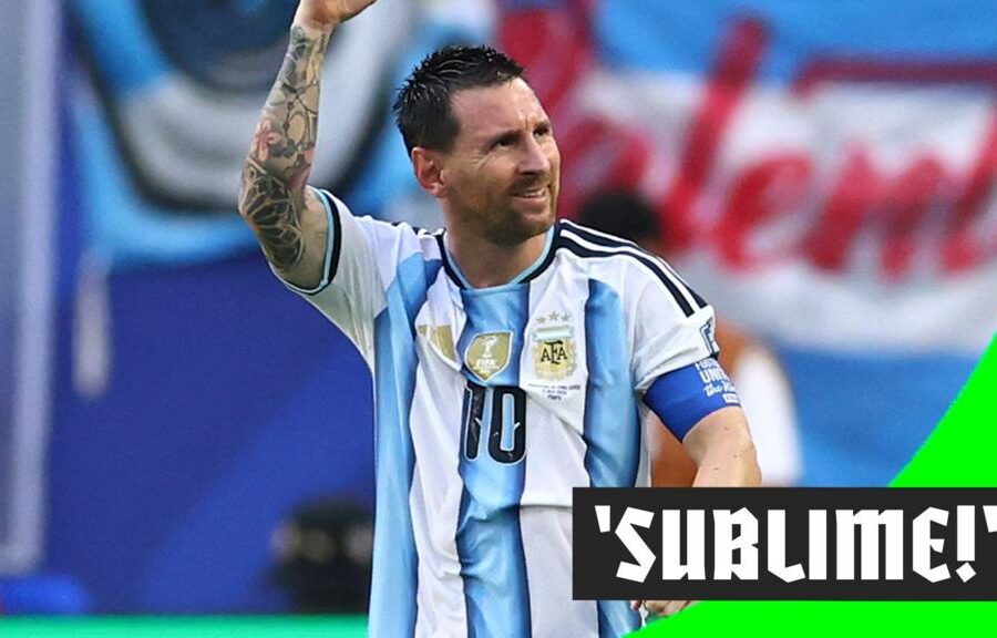'Sensational' Messi finish gives Argentina the lead