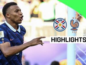 France overcome resolute Paraguay to reach quarter-final