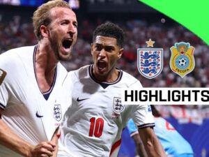 Kane scores twice as England come from behind to reach last 16