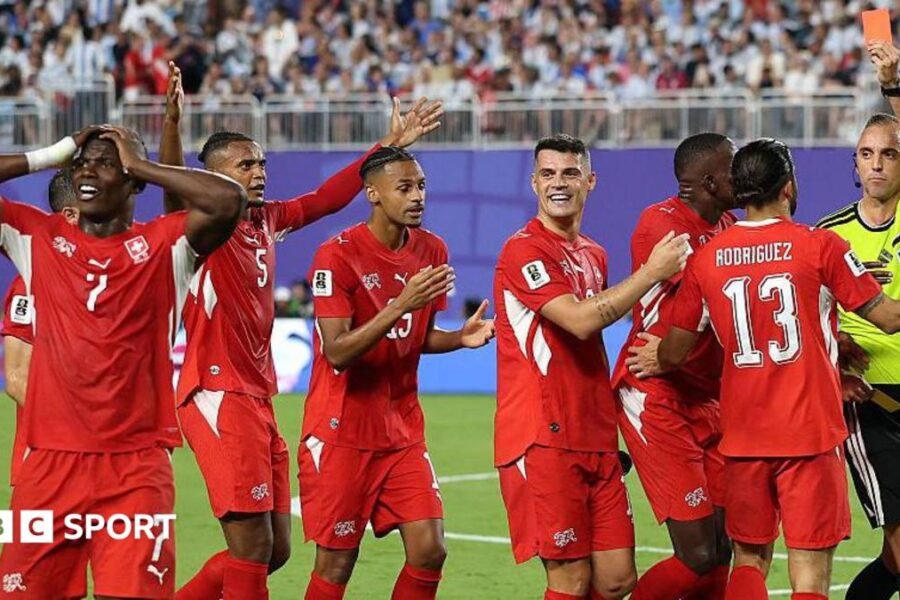 Embolo sent off as result of mistaken identity rule