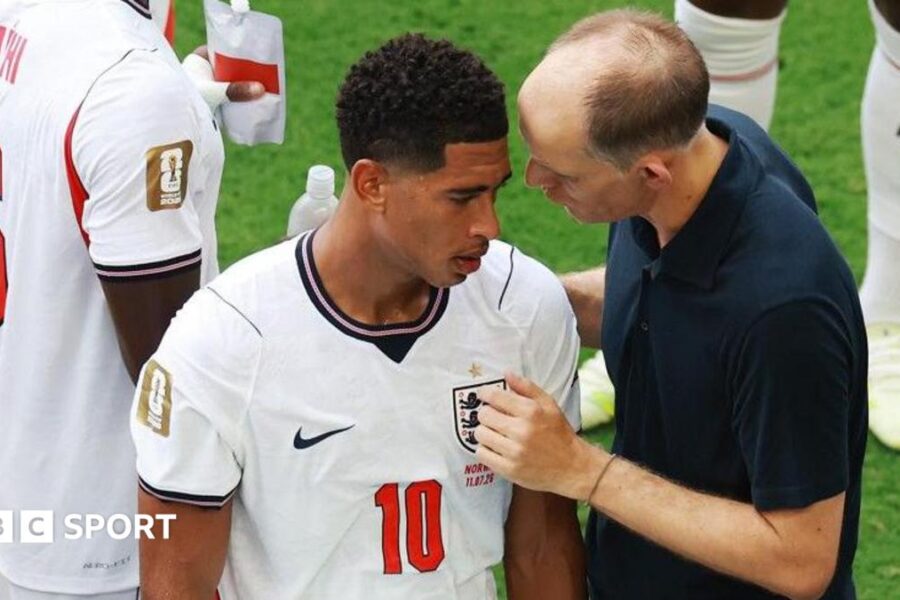 Tuchel angry at 'lucky' England - but Bellingham defends players