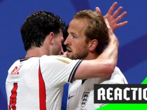 ‘He is ridiculous’ – Rice praise for match-winner Kane