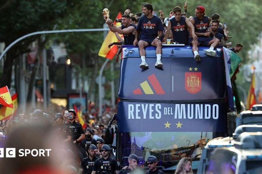 Gallery: Spain celebrate World Cup triumph in Madrid