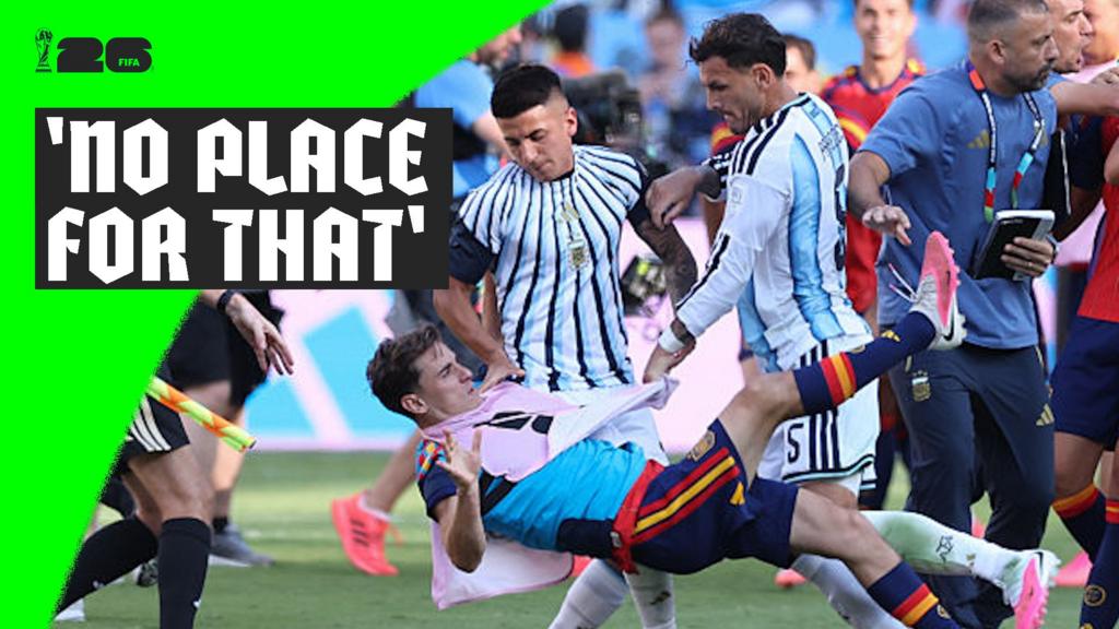 ‘The reaction is terrible’ – World Cup final turns ugly at full-time