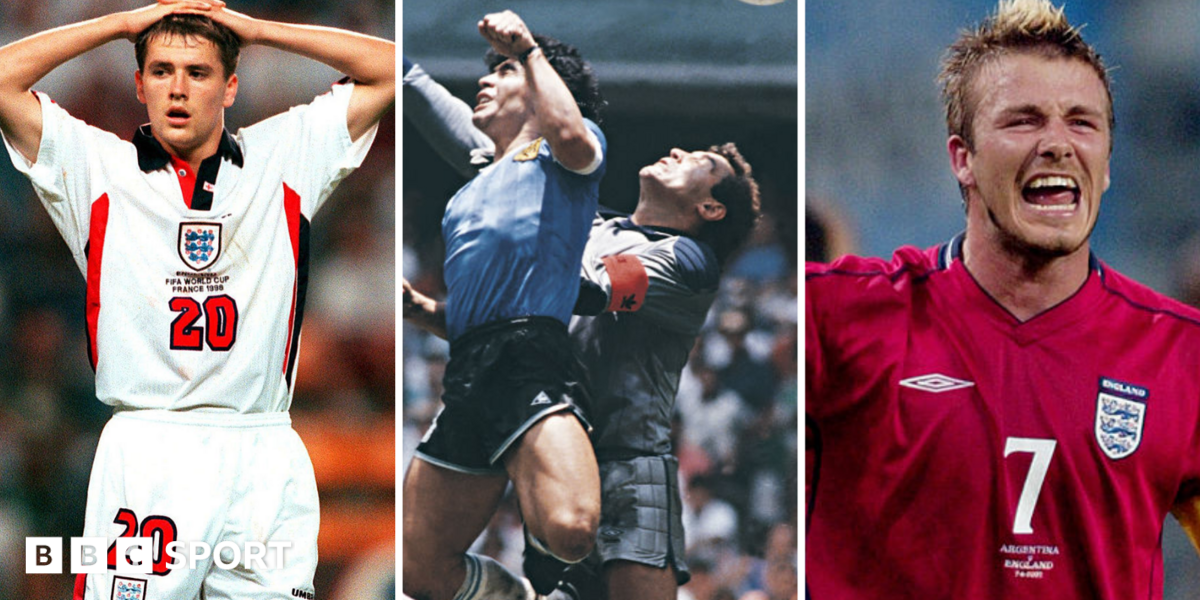 ‘Animals’, Hand of God and Beckham – Argentina and England’s World Cup rivalry