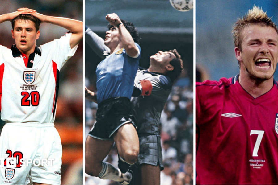 'Animals', Hand of God and Beckham - Argentina and England's World Cup rivalry