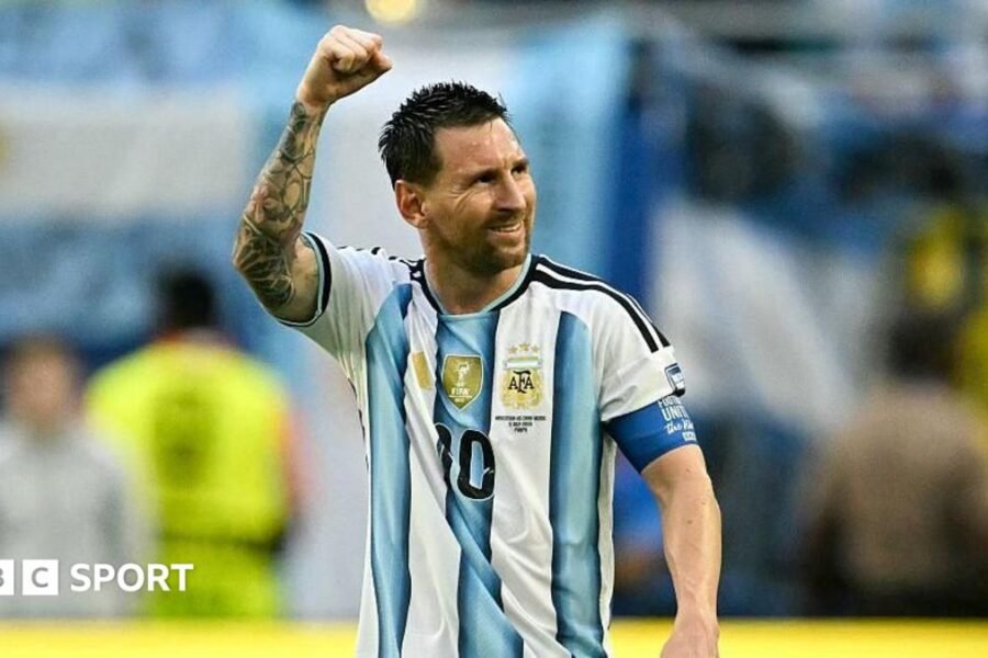 Murals, flags and beef dishes - Messi mania takes hold in Miami