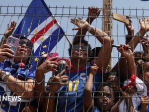 Thousands welcome home Cape Verde players after stunning World Cup run