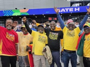 The friends who drove from Ghana to the World Cup