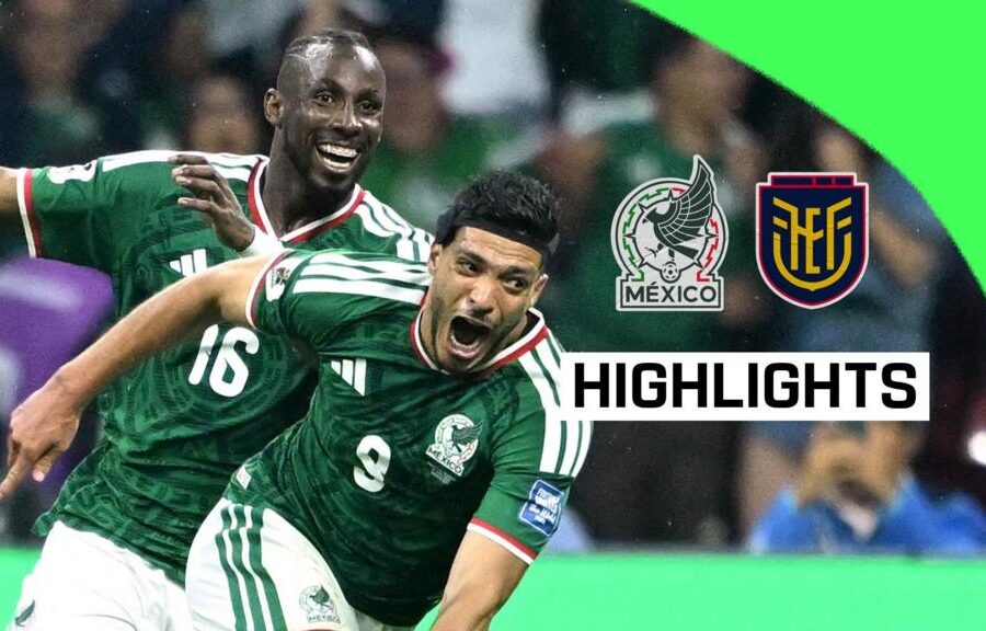 Mexico set up potential England last-16 tie after win over 10-man Ecuador