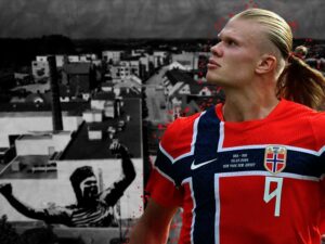 What Haaland's home town did when Norway beat Brazil