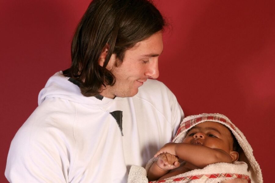Messi first met Yamal as a baby. Their next meetin...